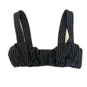 Princess Polly Pinstripe Crop Top/Bra Top.